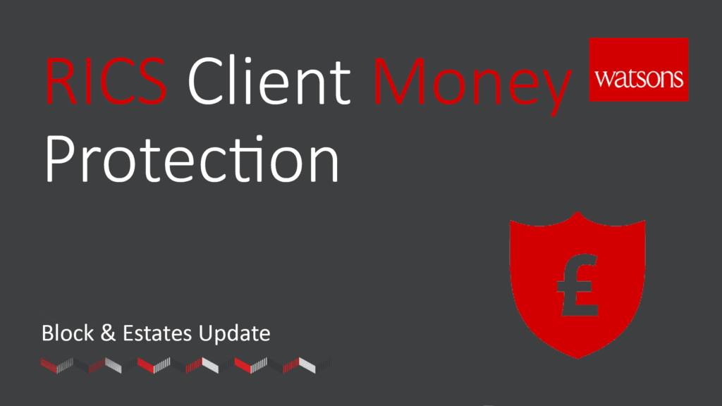 RICS Client Money Protection