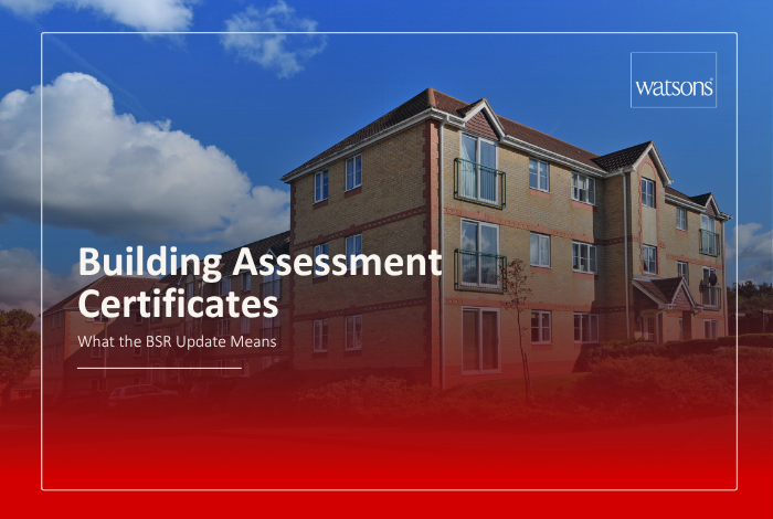 Building assessment certificate blog image